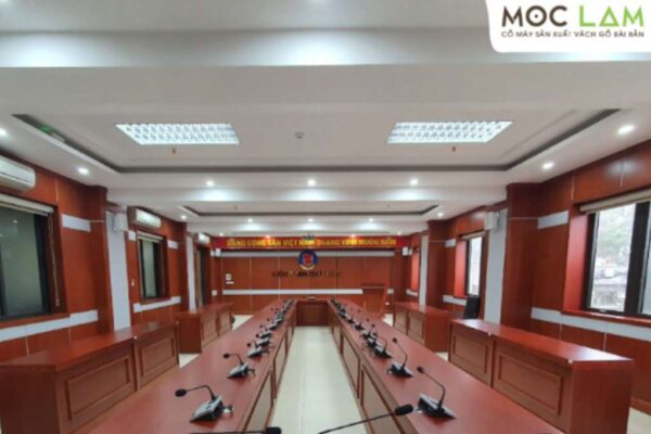 DỰ ÁN THI CÔNG VÁCH GỖ CHO CÔNG TRÌNH KIỂM TOÁN