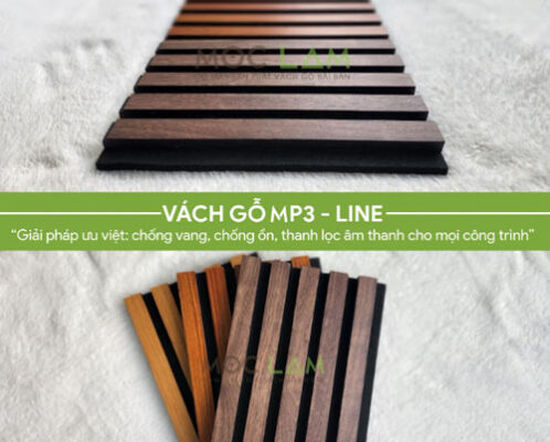 Bật mí mẫu vách ốp tiêu âm chống ồn, chống vang hiệu quả nhất hiện nay