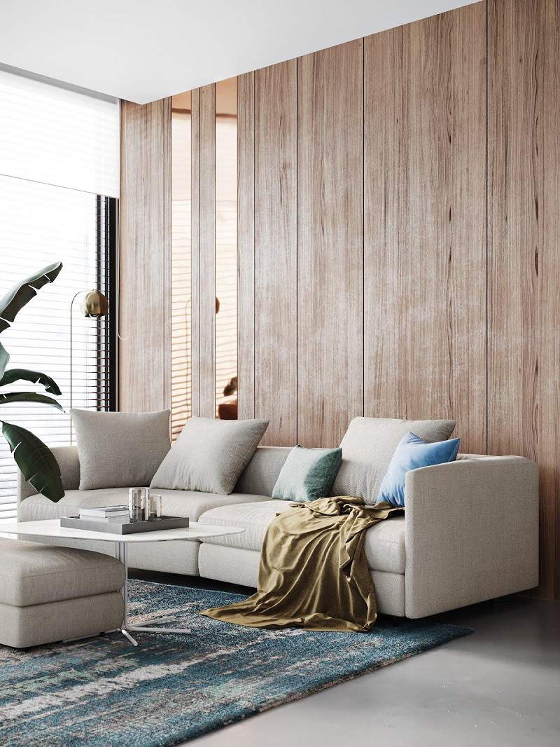 Vách ốp gỗ trang trí
